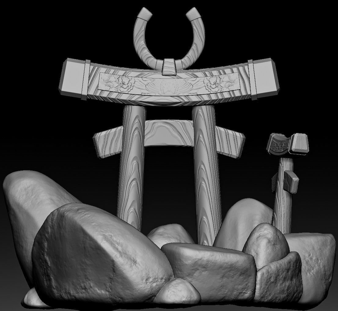 Healing Waterfall Free 3D print model_4