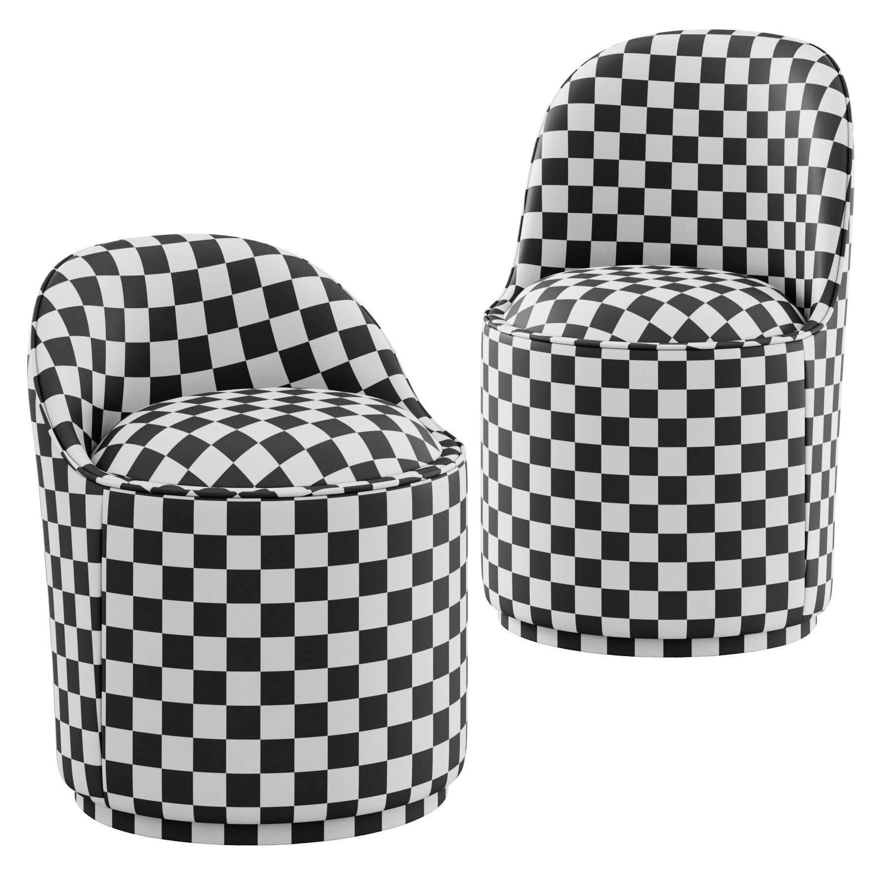 Tail Dining Chair by Gubi 3D model_5