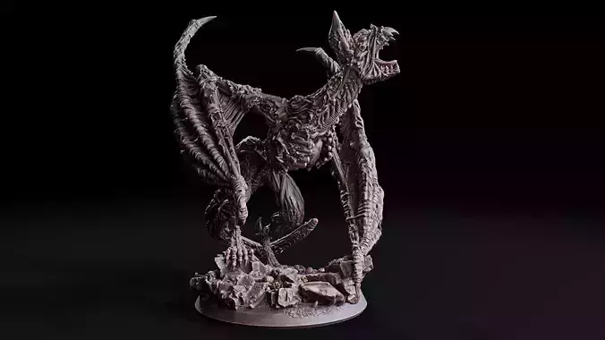 Draconic Bat Miniature