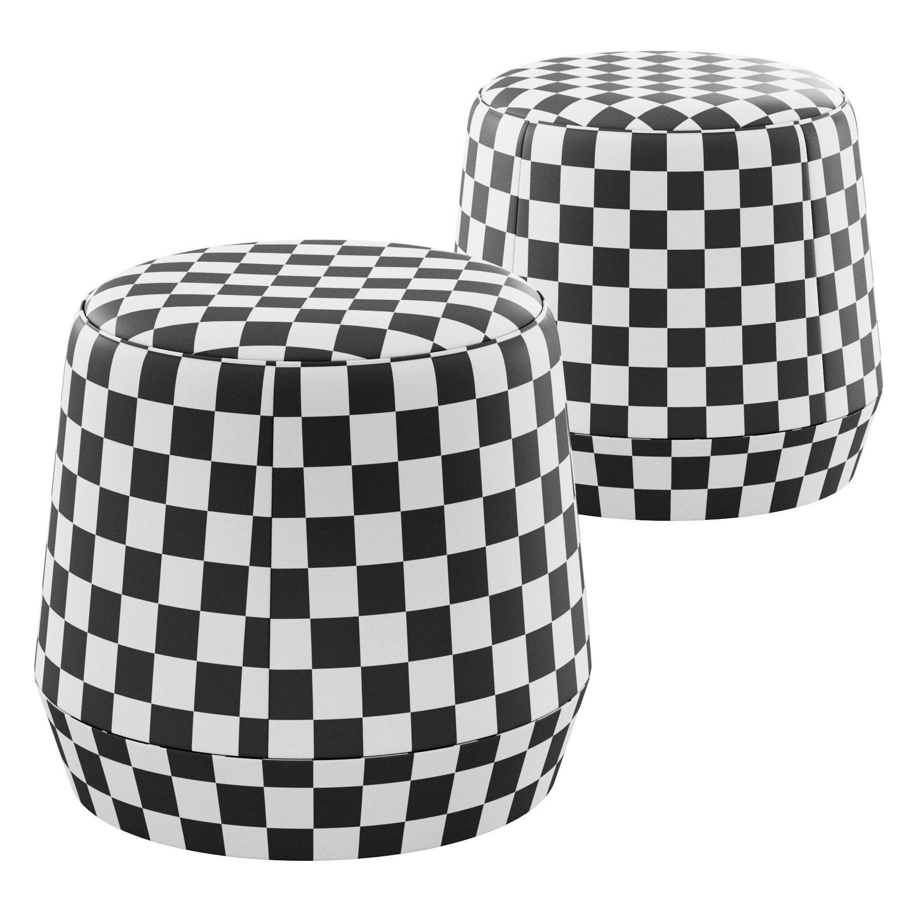 Thimble Ottoman by Barbara Barry  3D model_5