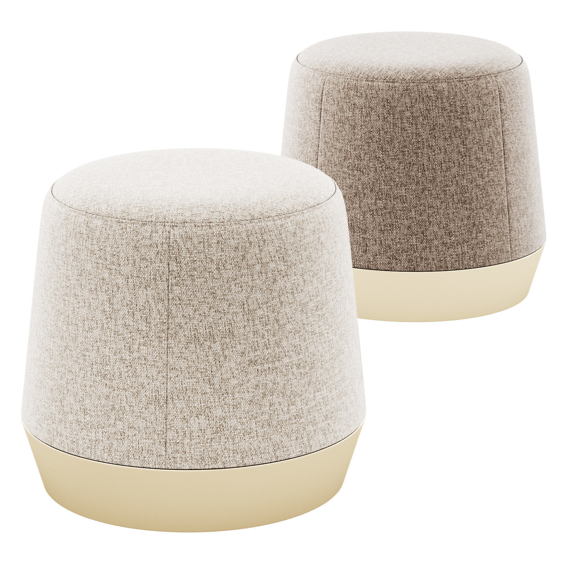 Thimble Ottoman by Barbara Barry  3D model_1