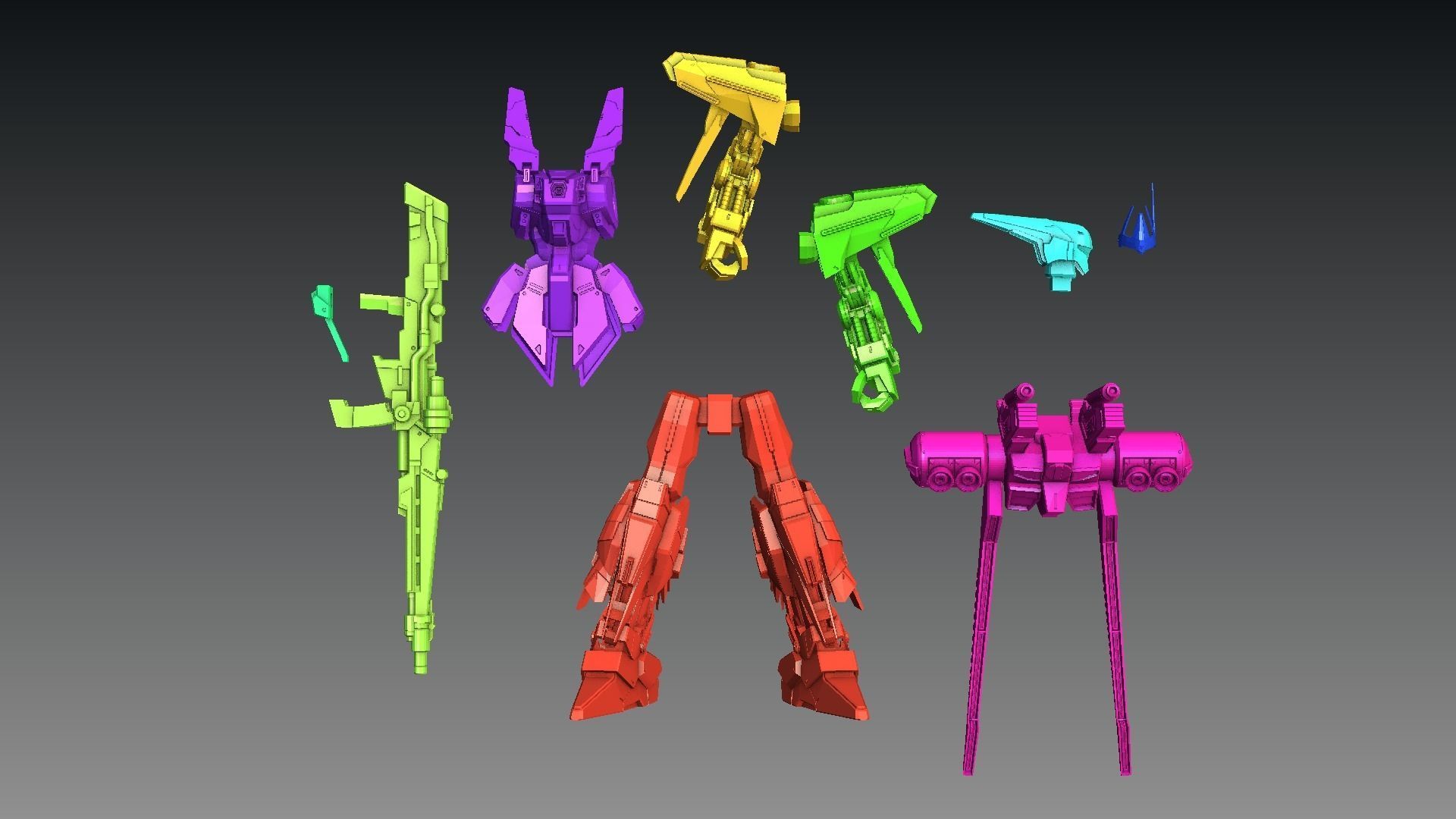 Full Armor Hyaku Shiki Kai 3D print model_4