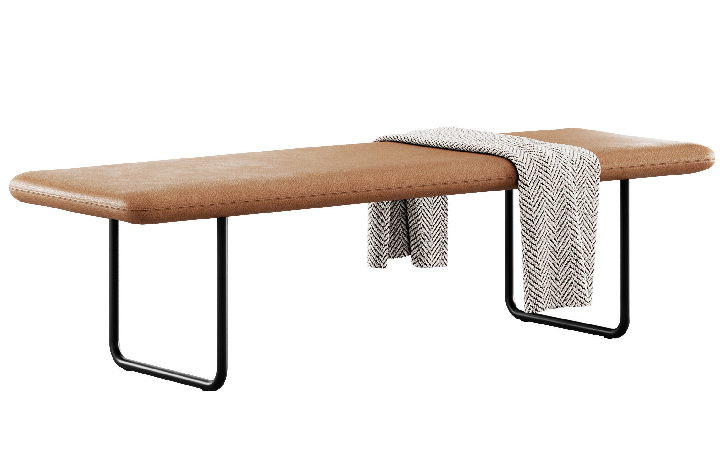 Blow Bench Without Backrest by More 3D model_10