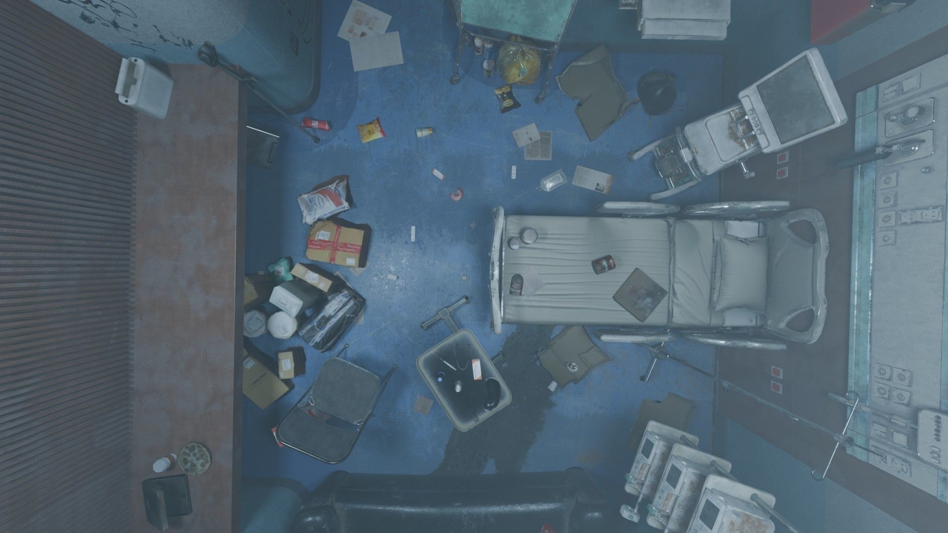 Patient Room Graffity Concept Low-poly 3D model_13