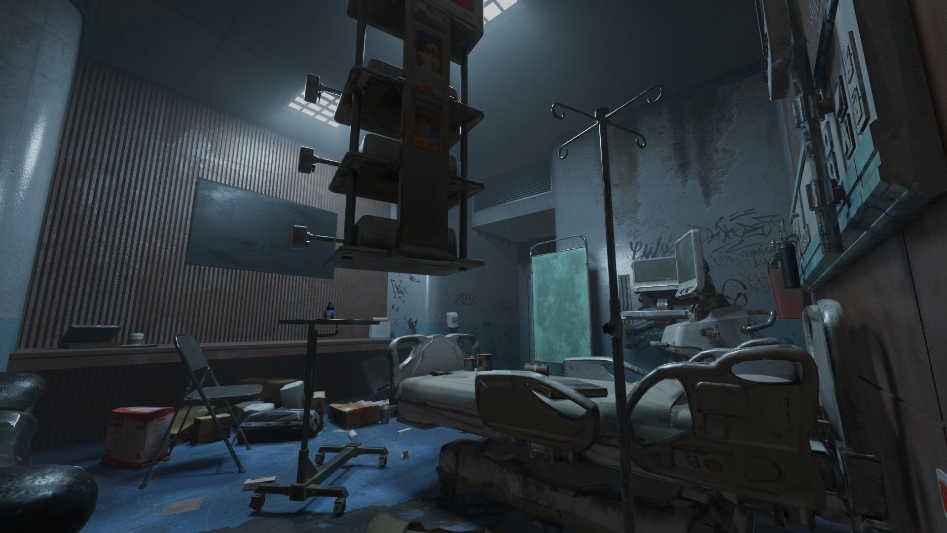 Patient Room Graffity Concept Low-poly 3D model_3