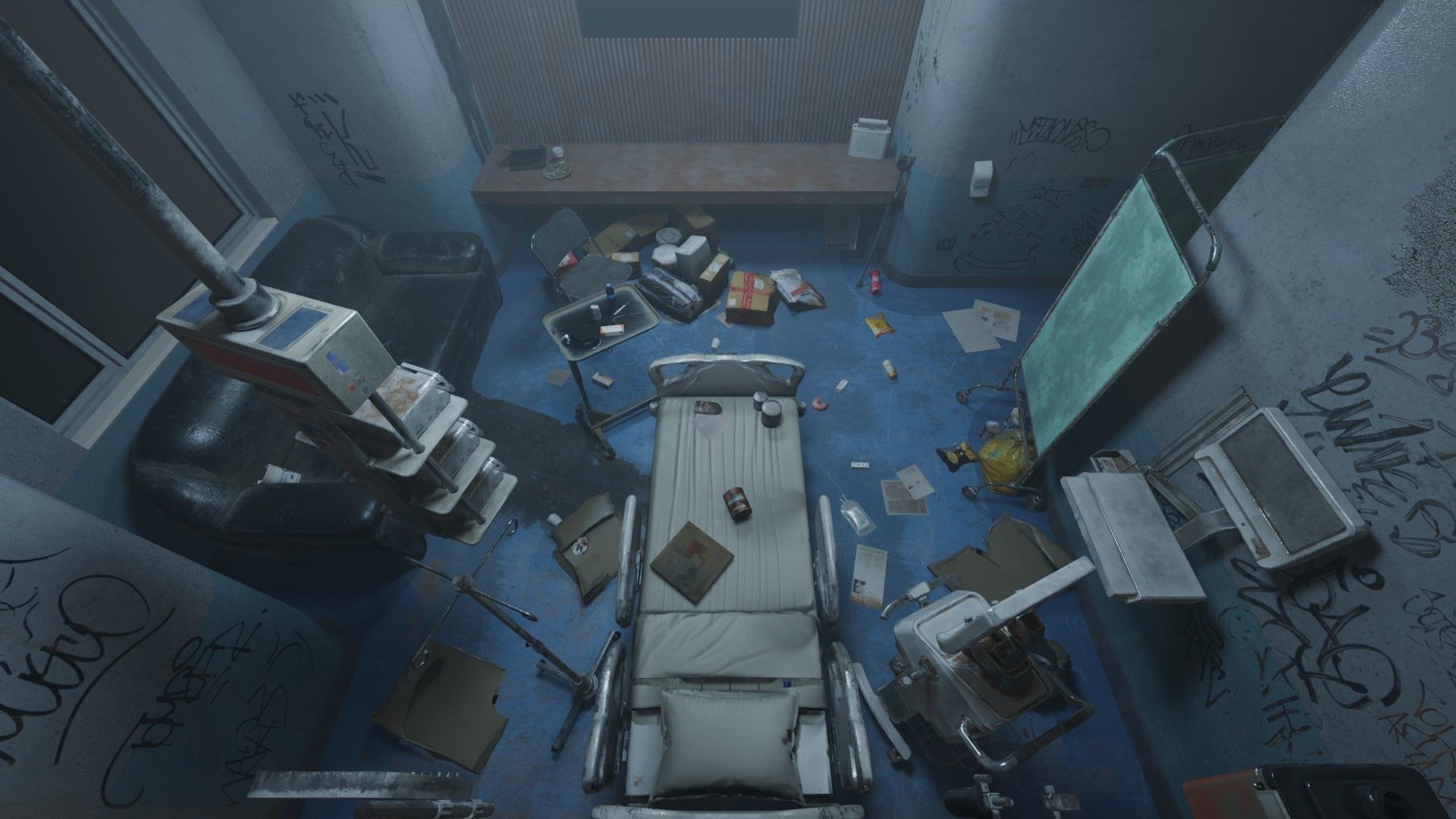 Patient Room Graffity Concept Low-poly 3D model_17