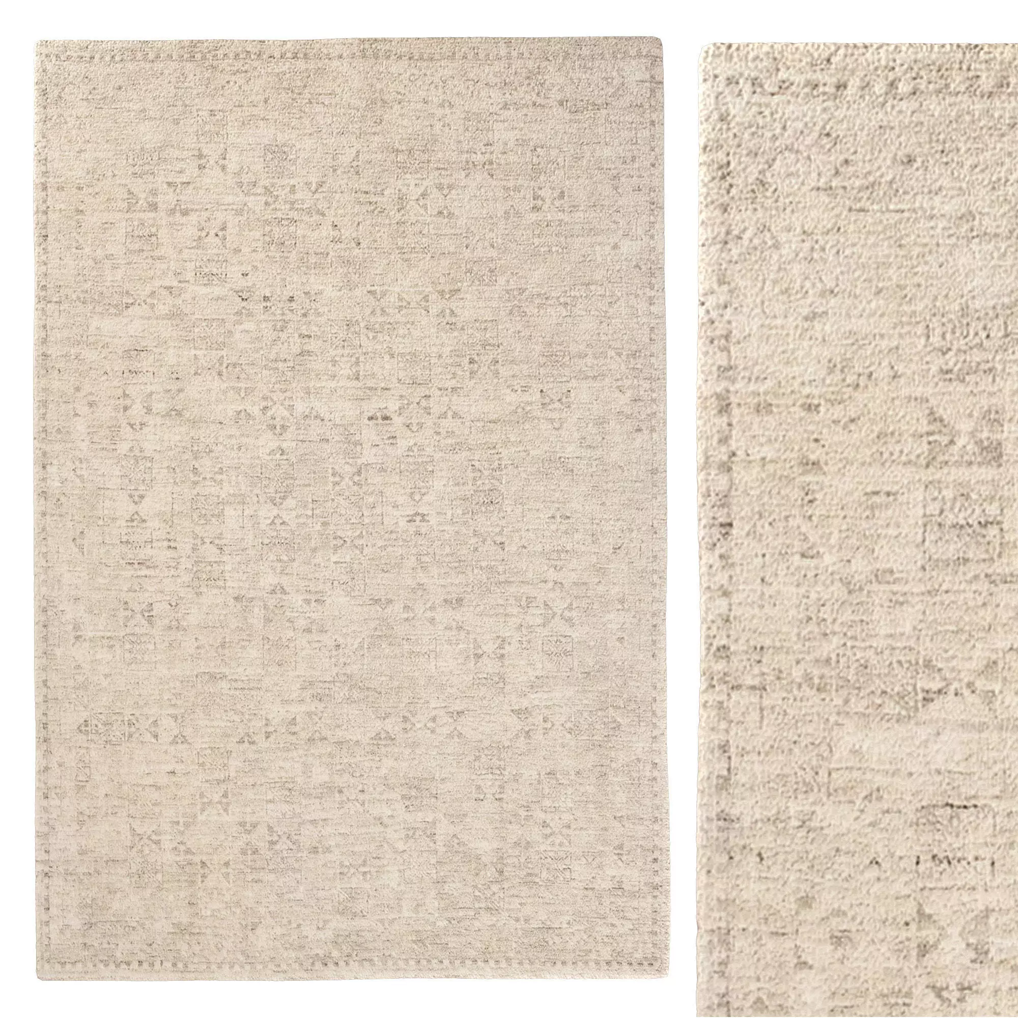 AYLIN WOOL RUG 3D model_0