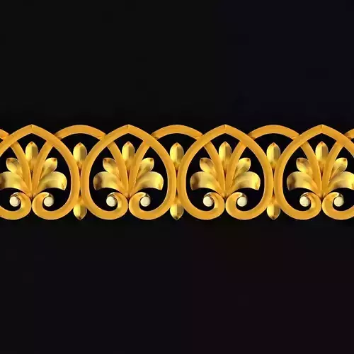 Central decor ornament for furniture