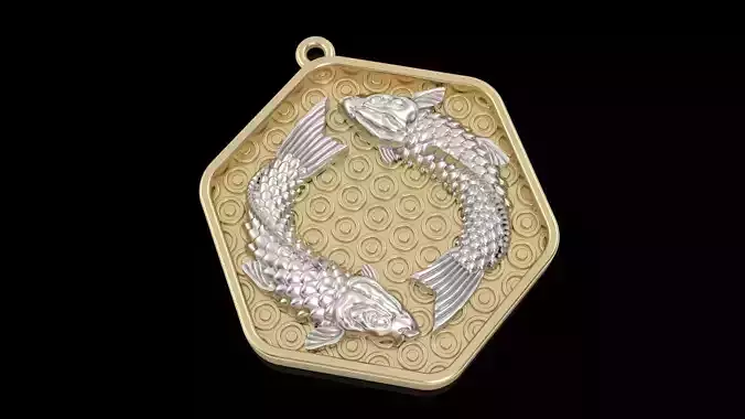 Fish Zodiac pendant