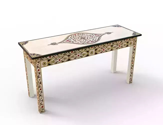 Table office artisanal 3D model