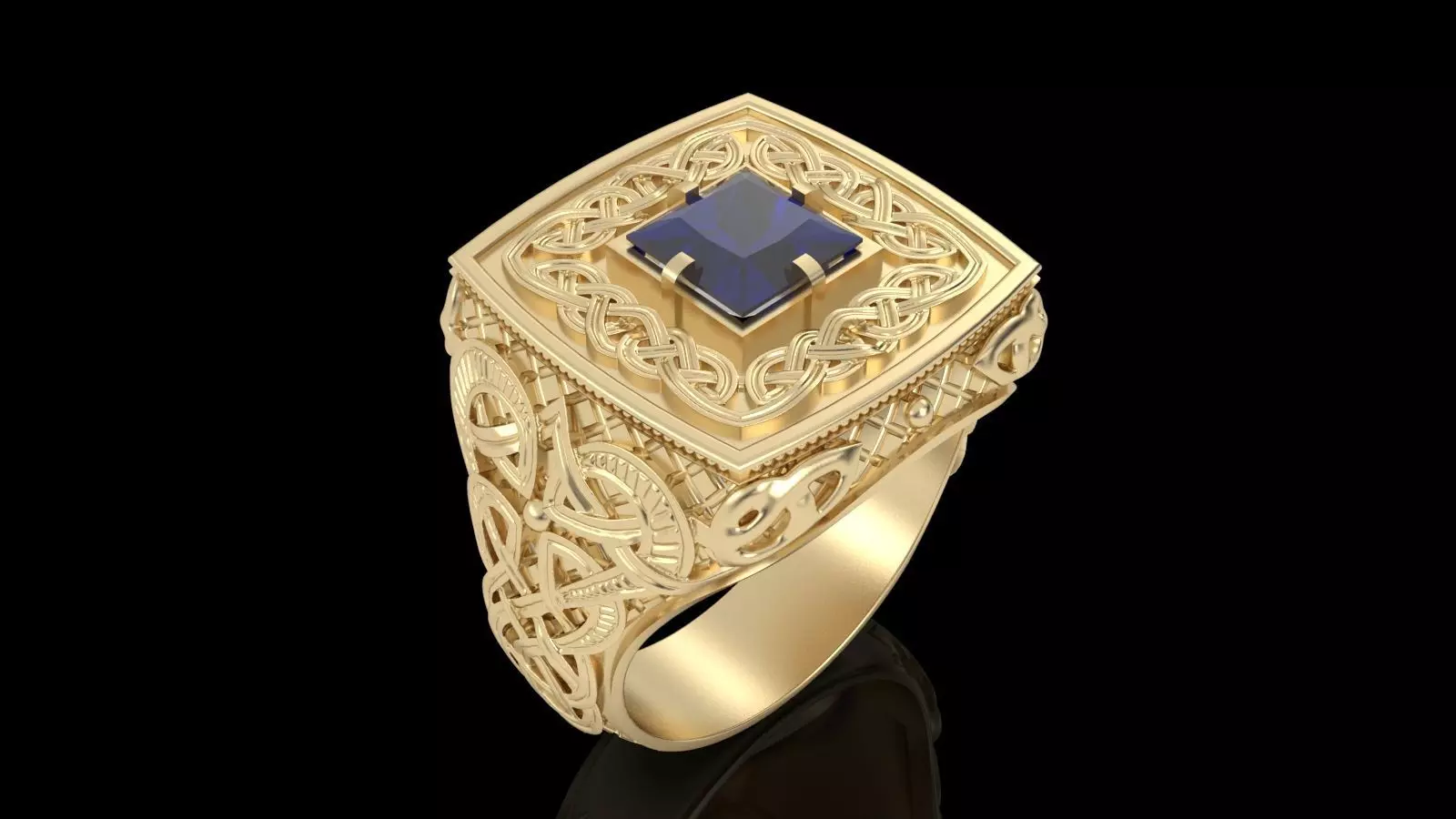 Men ring 3D print model