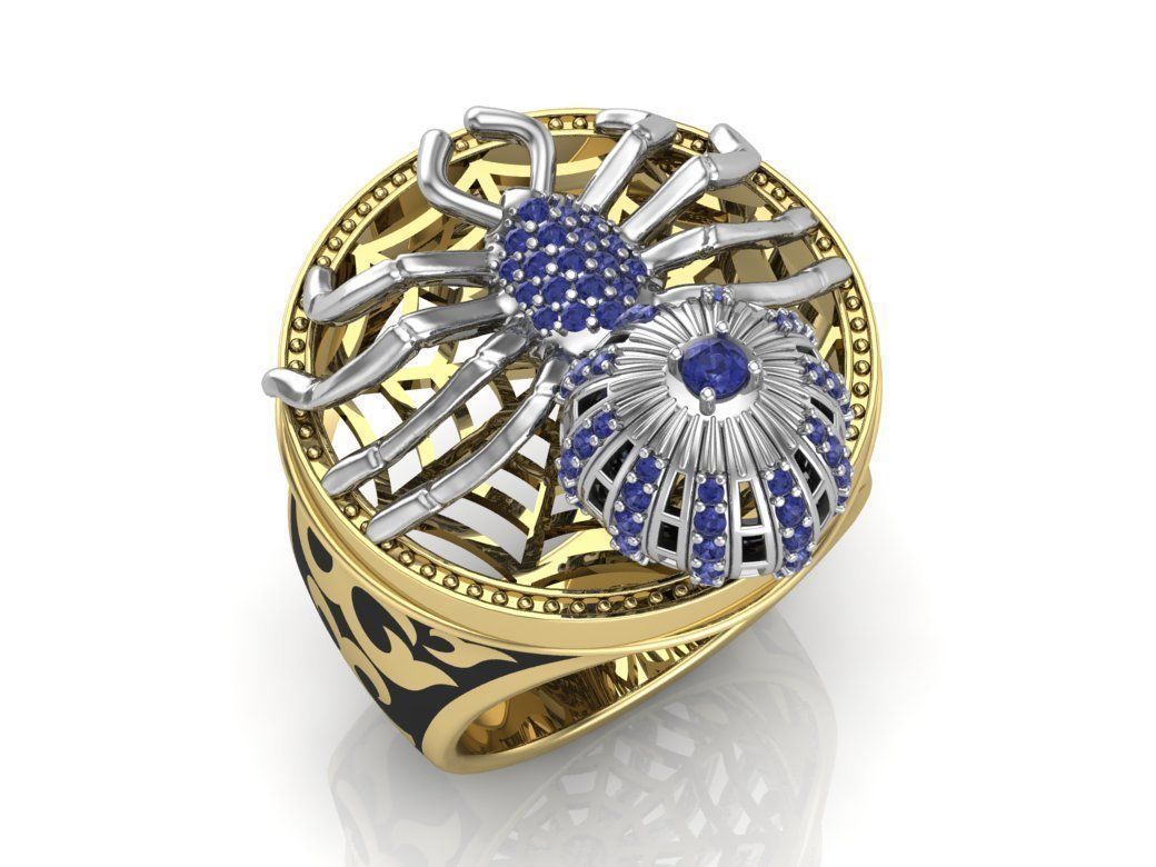 Ring spider 3D print model_5