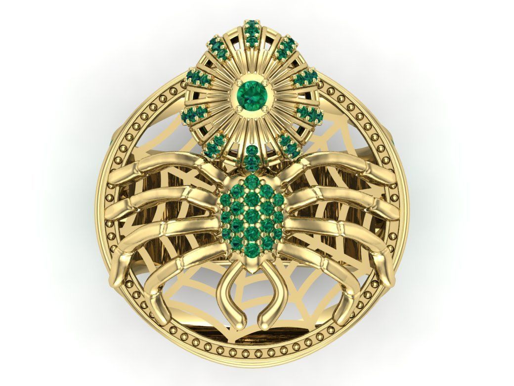 Ring spider 3D print model_2