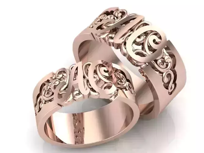 wedding ring letters