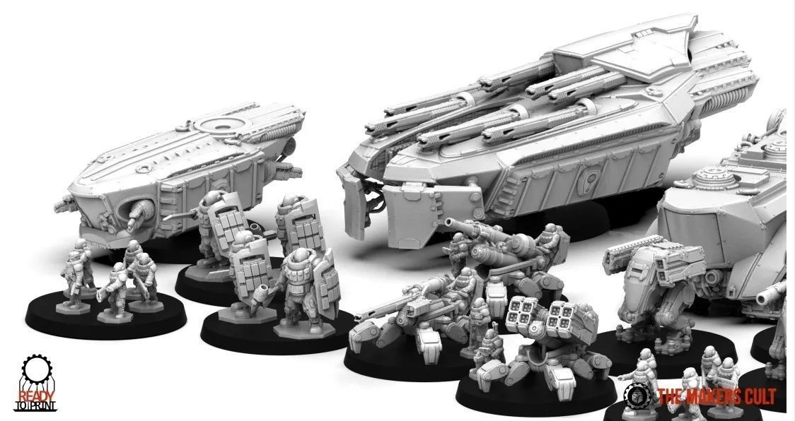 7mm - Jade Coalition Pack 1 3D print model_9