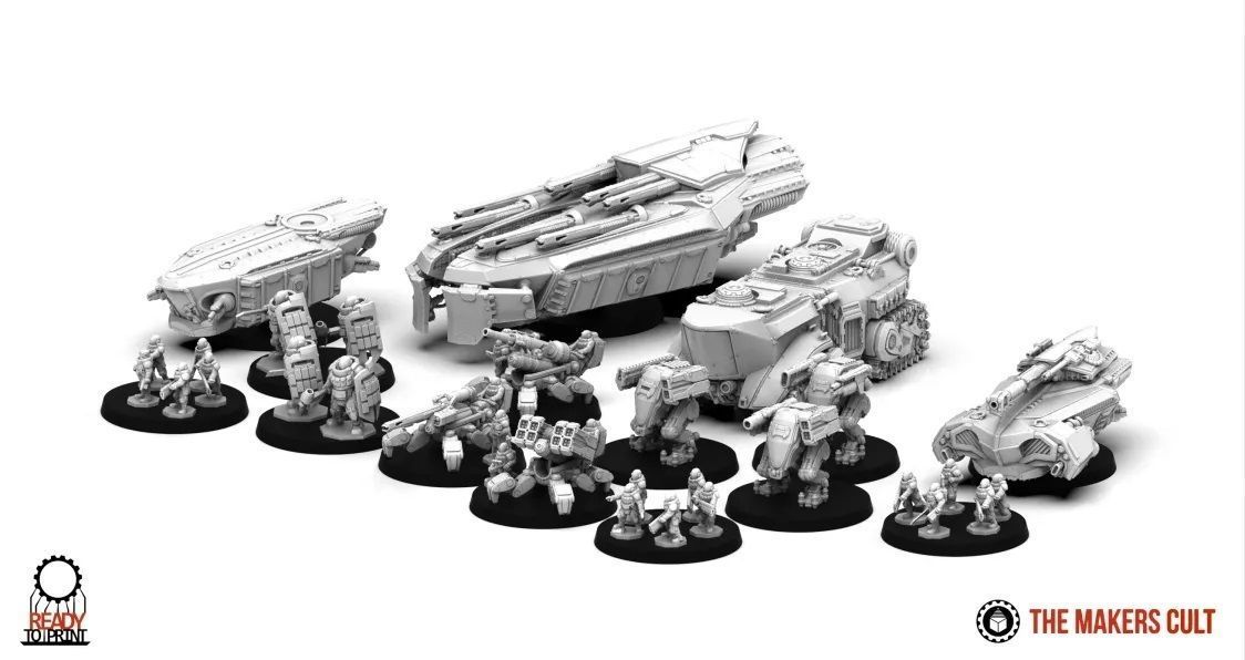 7mm - Jade Coalition Pack 1 3D print model_10