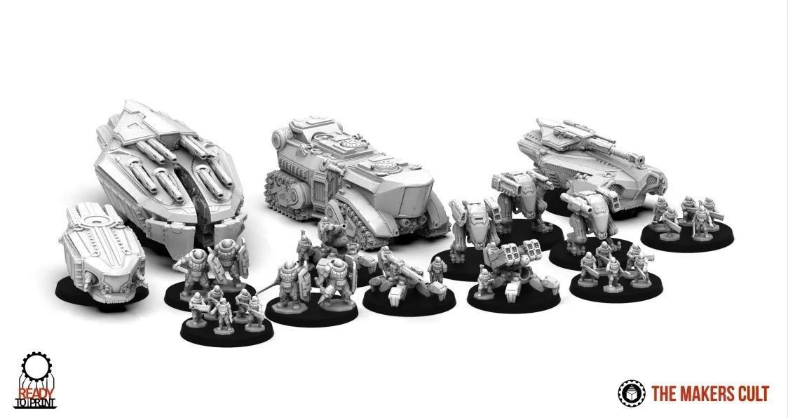 7mm - Jade Coalition Pack 1 3D print model_8