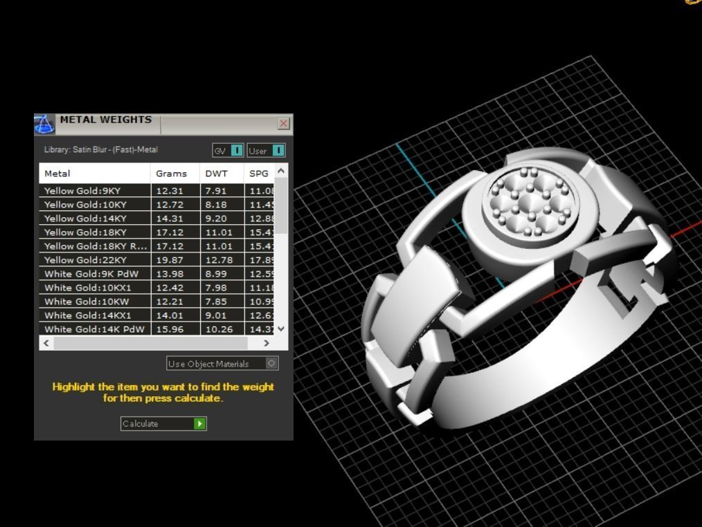 Beautiful Ring 3D print model_6