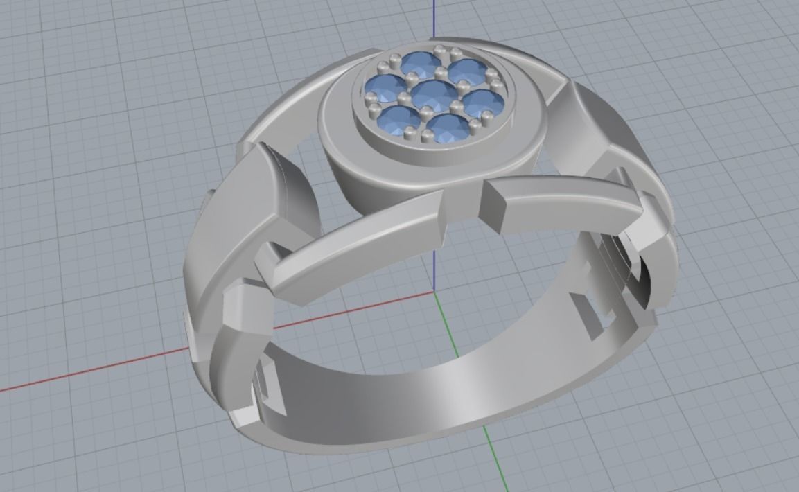 Beautiful Ring 3D print model_12