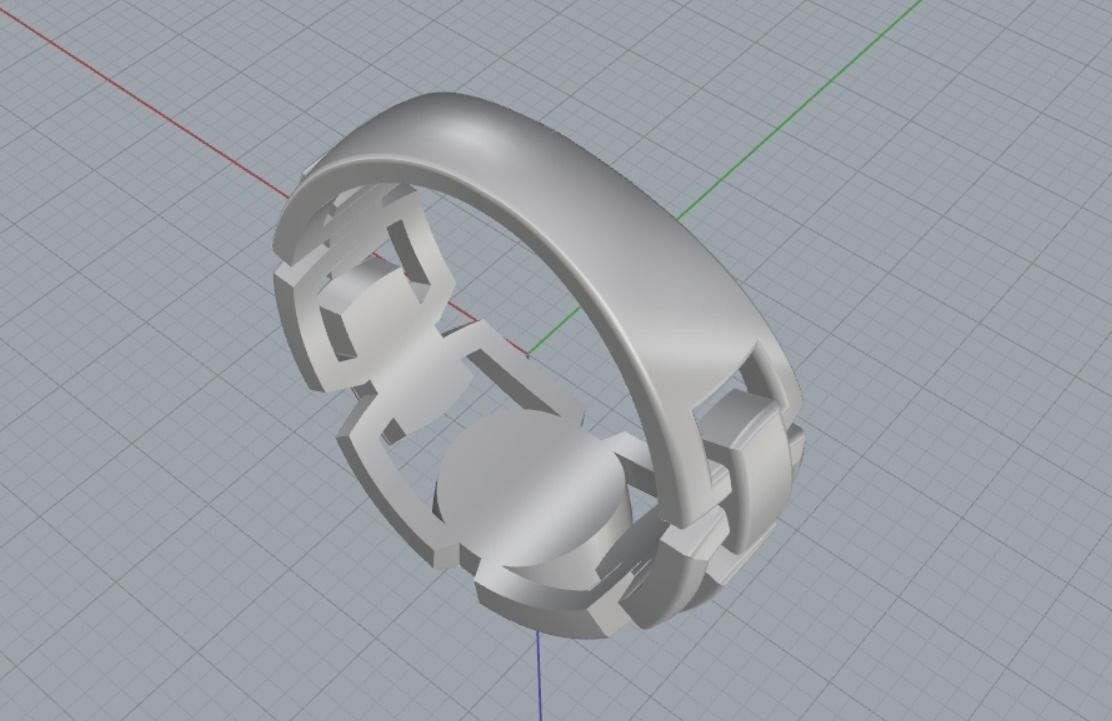 Beautiful Ring 3D print model_11