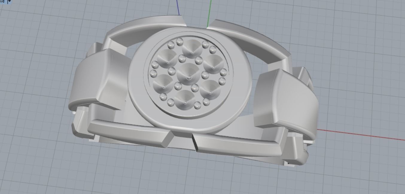 Beautiful Ring 3D print model_8