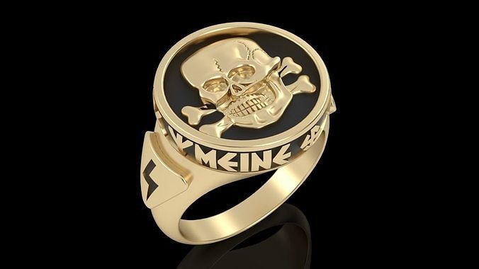 Ring skull 3D print model