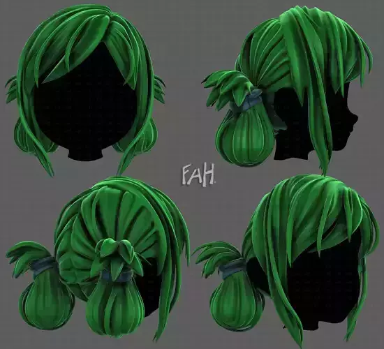 3D Hair style for girl V122