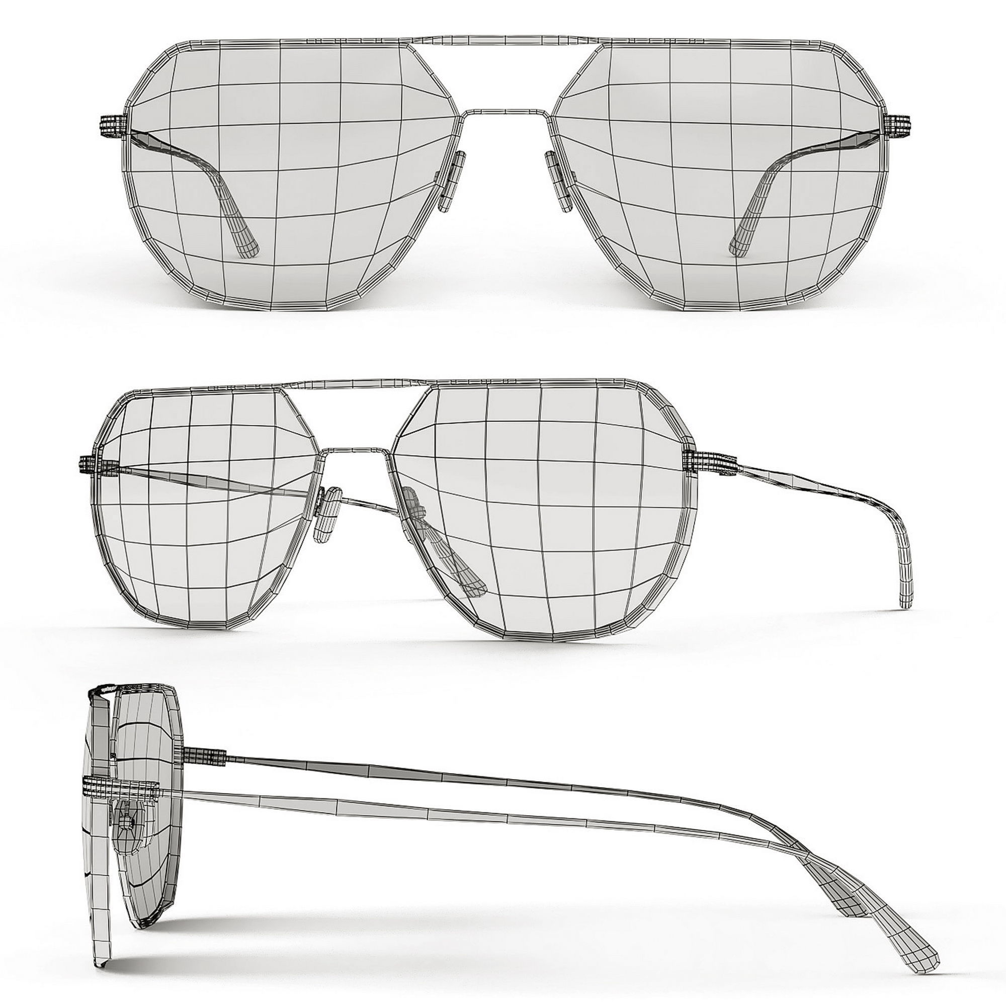 Sunglasses collection Bespectacled 3D model_34