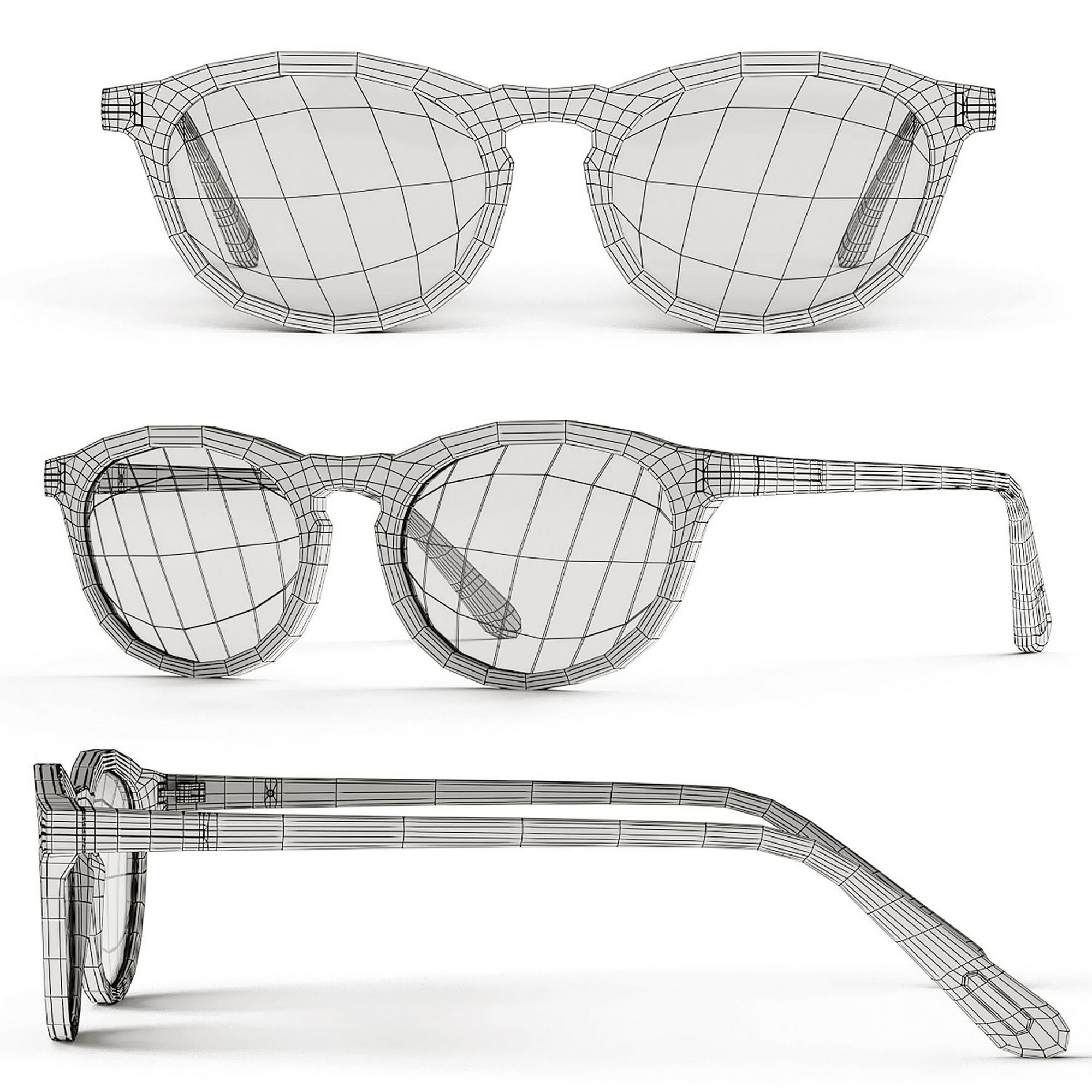 Sunglasses collection Bespectacled 3D model_35