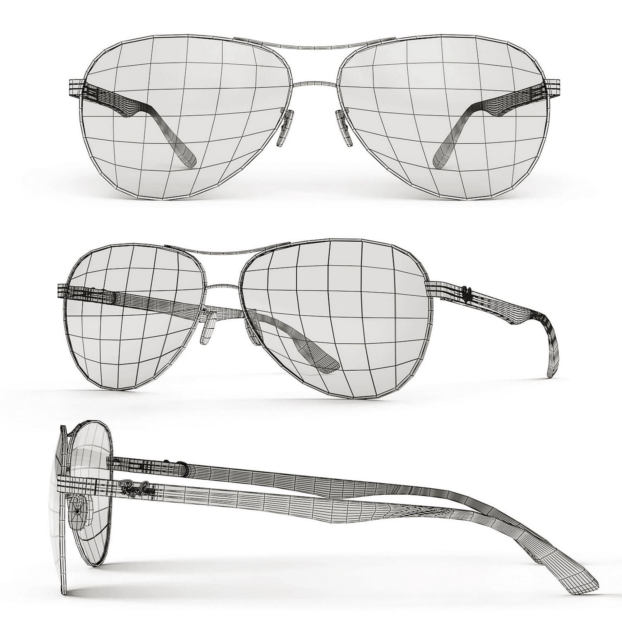 Sunglasses collection Bespectacled 3D model_30