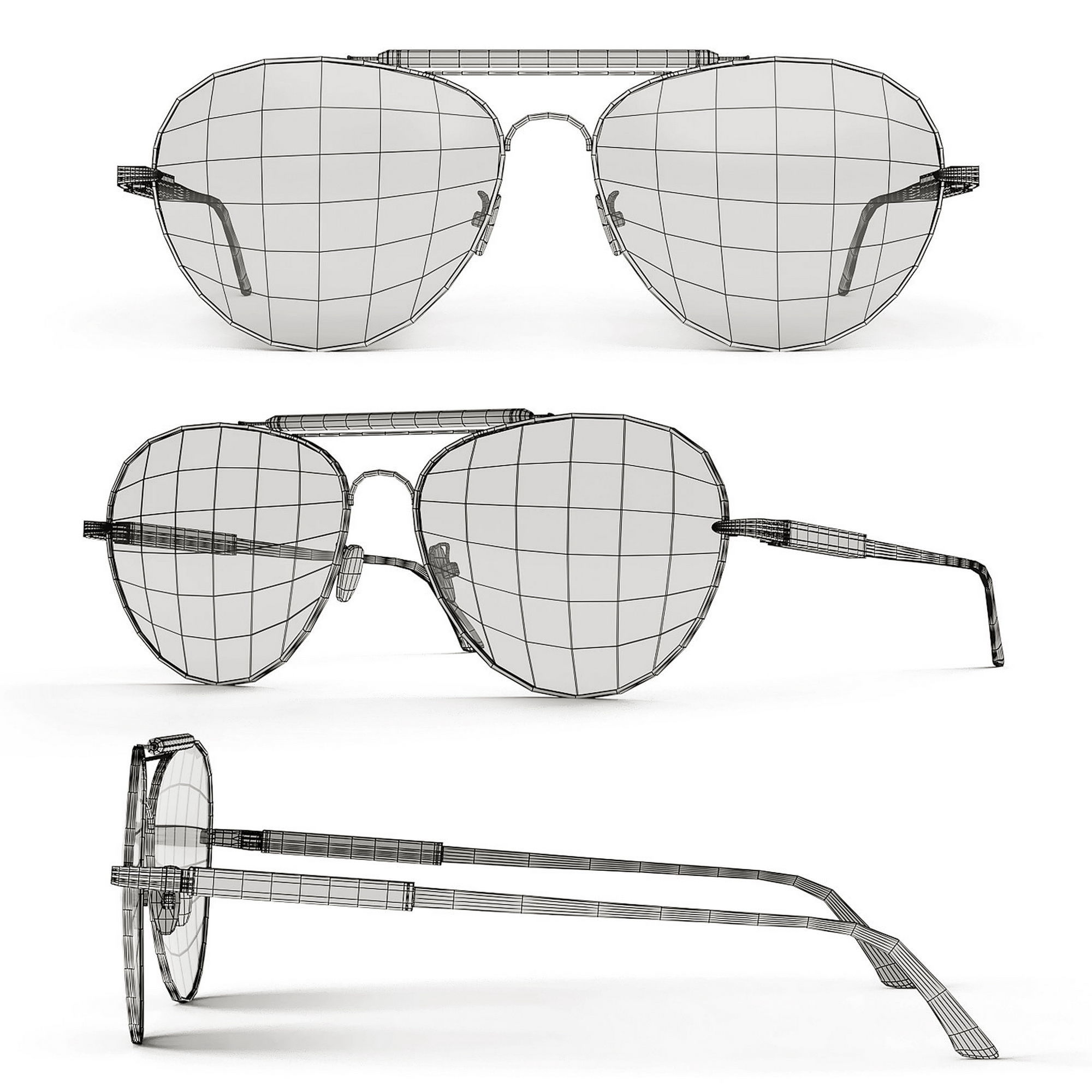 Sunglasses collection Bespectacled 3D model_33