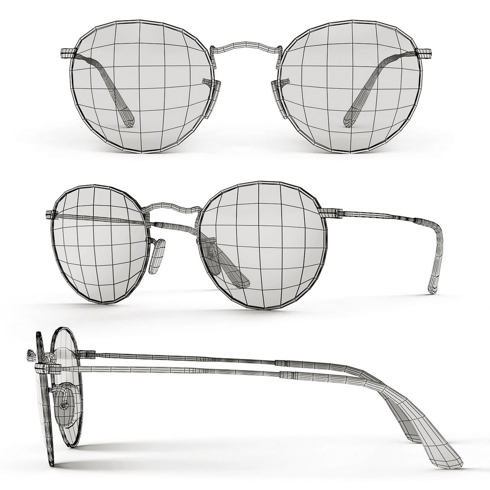 Sunglasses collection Bespectacled 3D model_29
