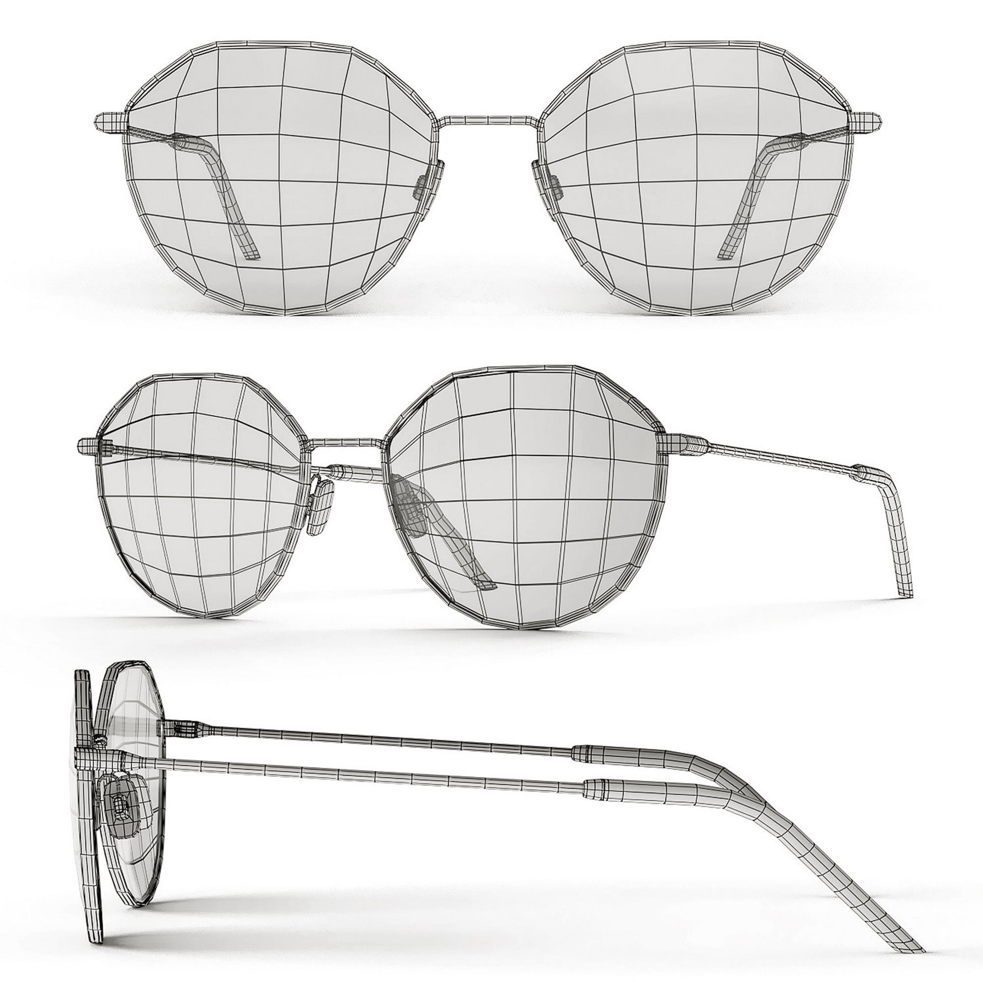 Sunglasses collection Bespectacled 3D model_26