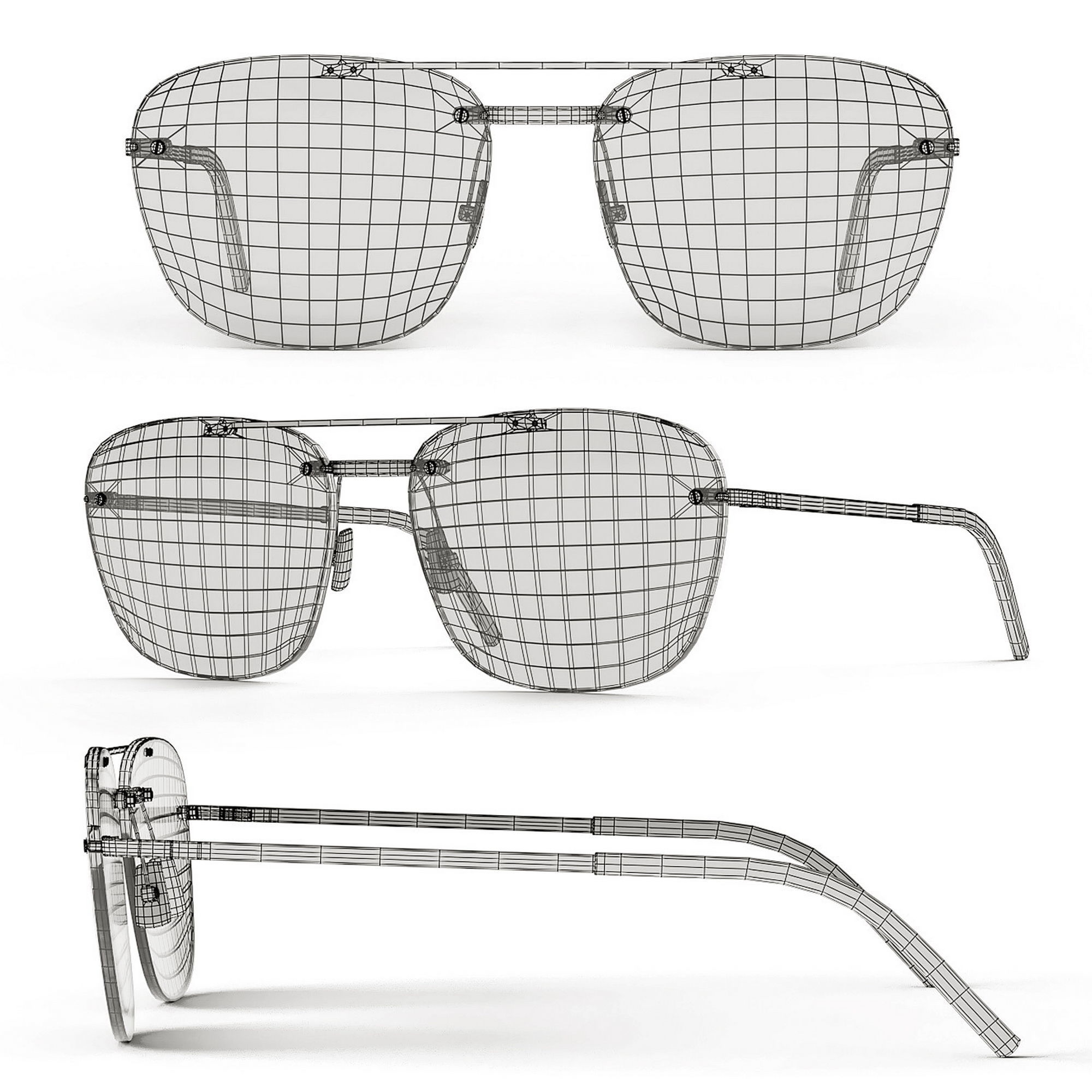 Sunglasses collection Bespectacled 3D model_31