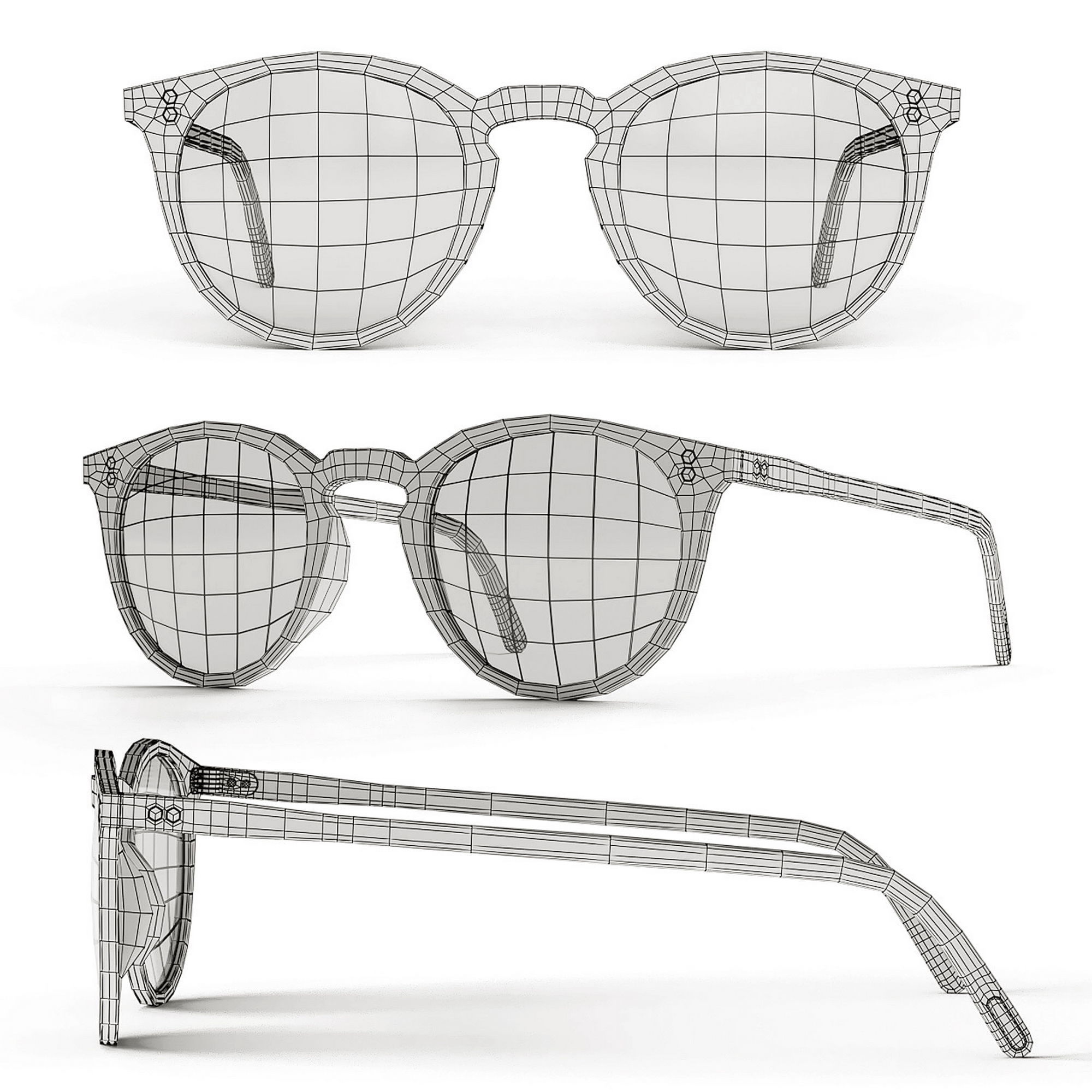 Sunglasses collection Bespectacled 3D model_27