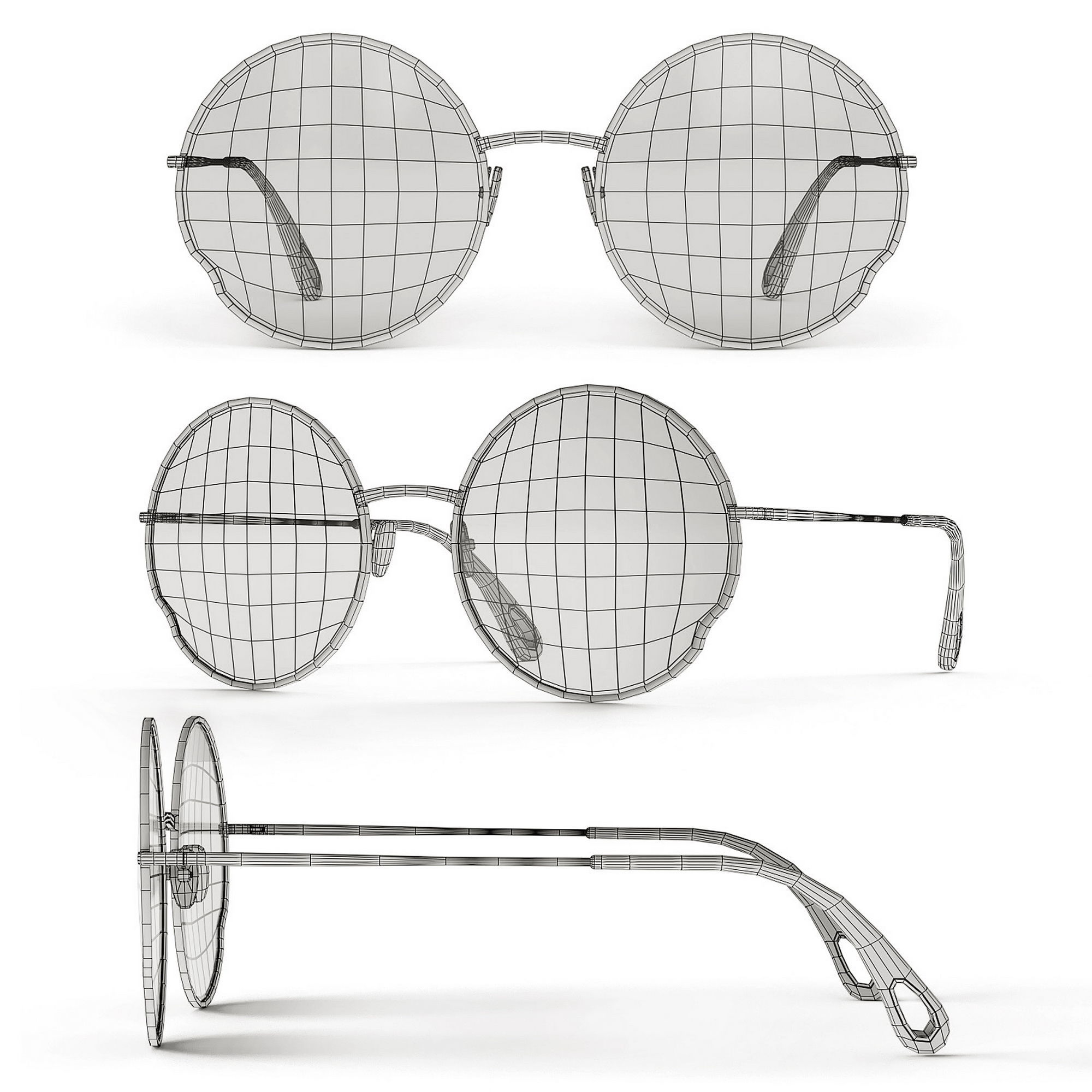 Sunglasses collection Bespectacled 3D model_23