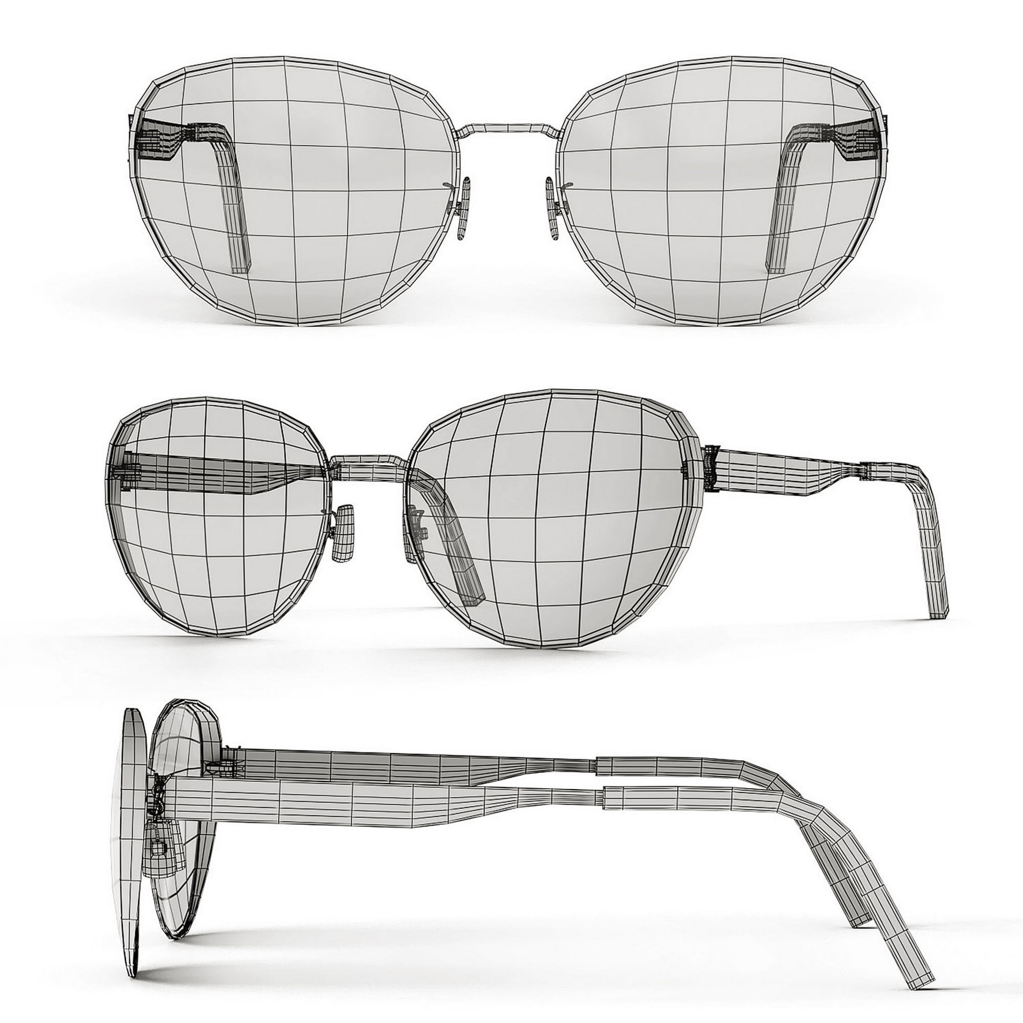 Sunglasses collection Bespectacled 3D model_32
