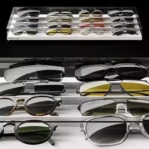 Sunglasses collection Bespectacled 3D model