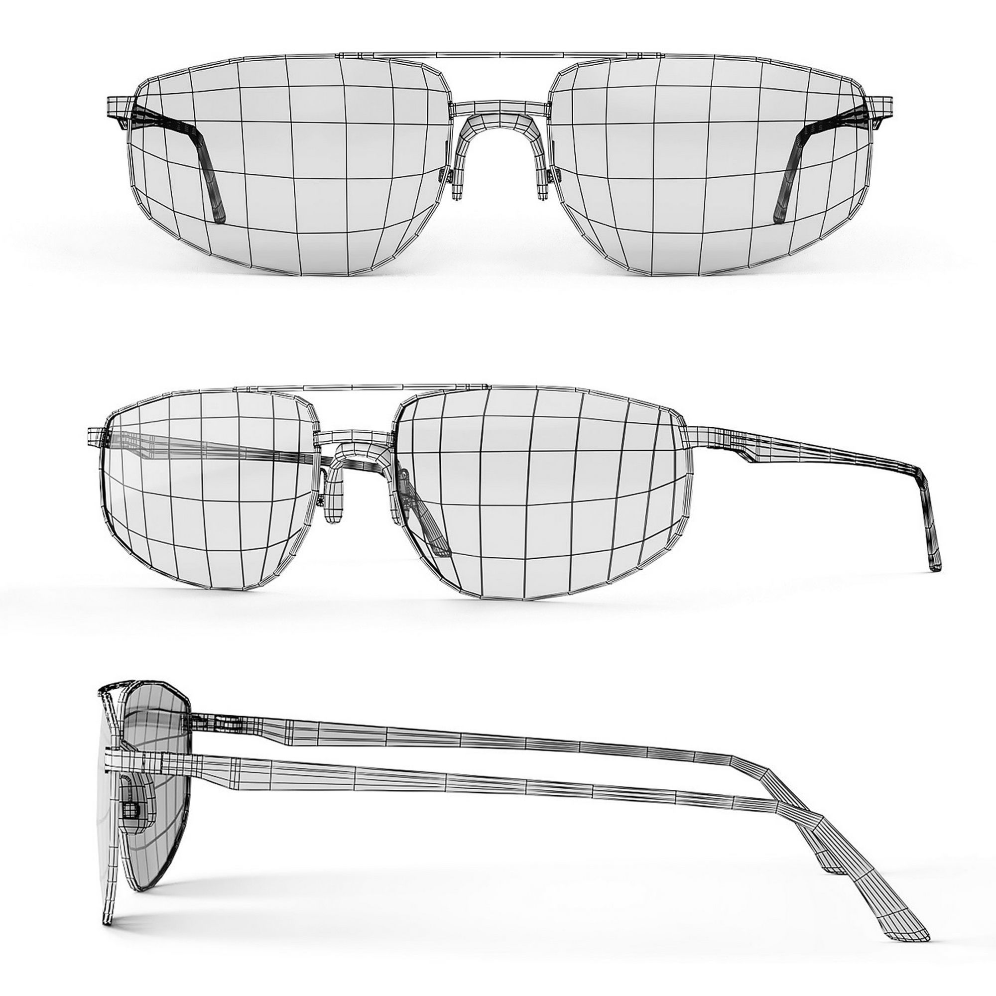 Sunglasses collection Bespectacled 3D model_20