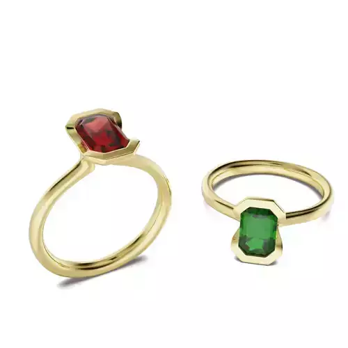 Emerald tension ring  2024-001 