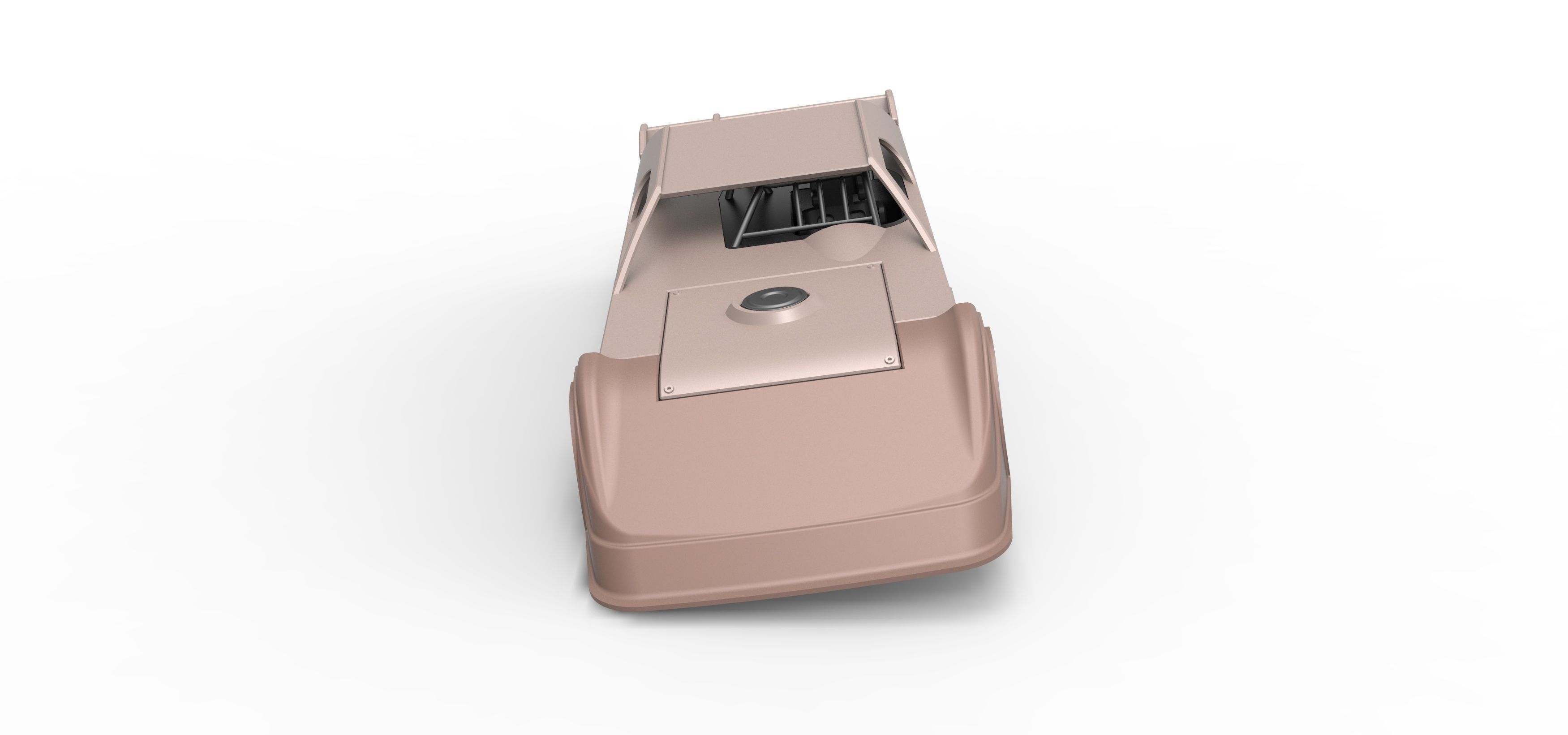 Dirt Modified Super stock car while turning Scale 1 to 25 3D print model_8