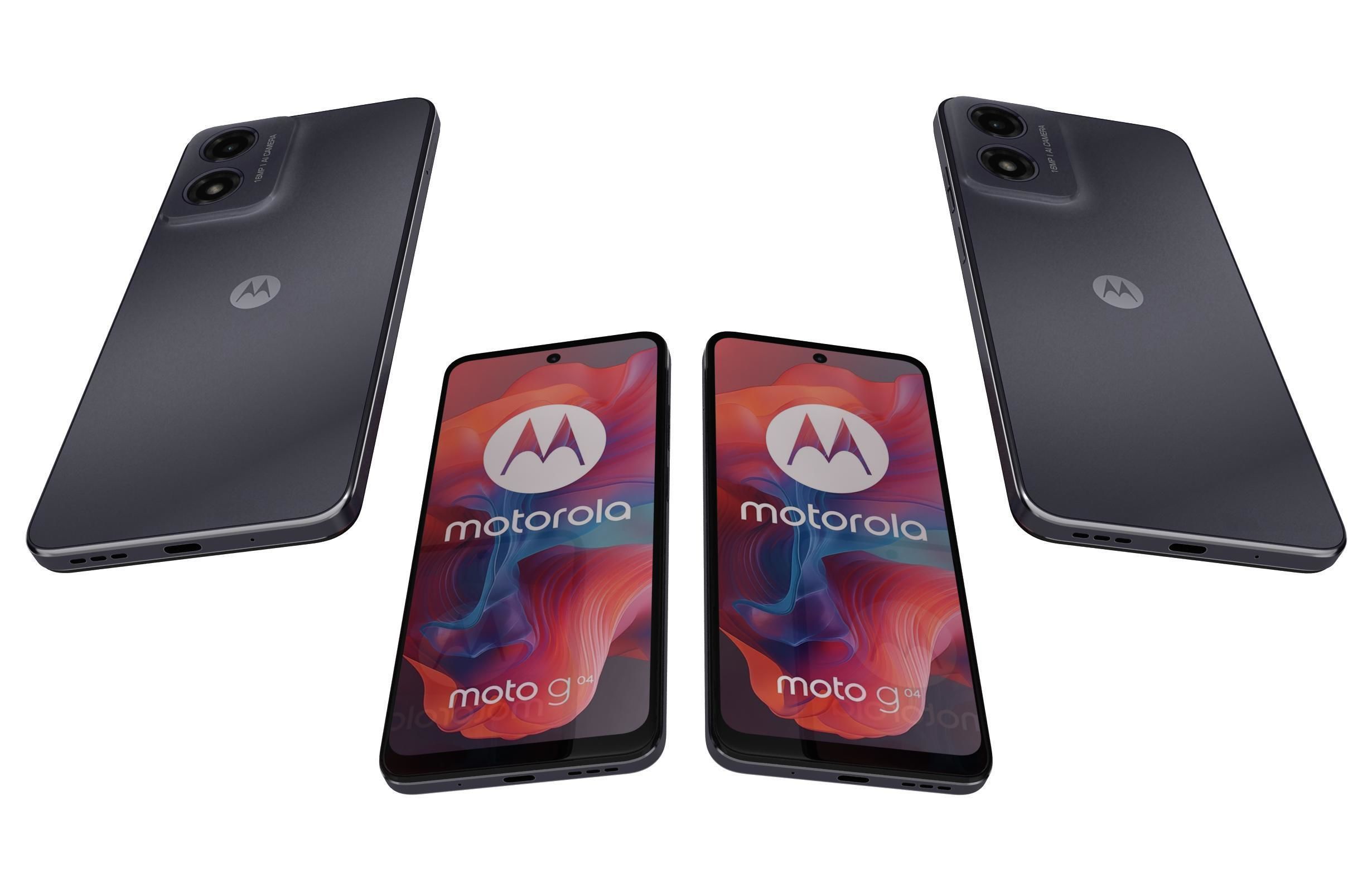 Motorola Moto G04 Black 3D model_5