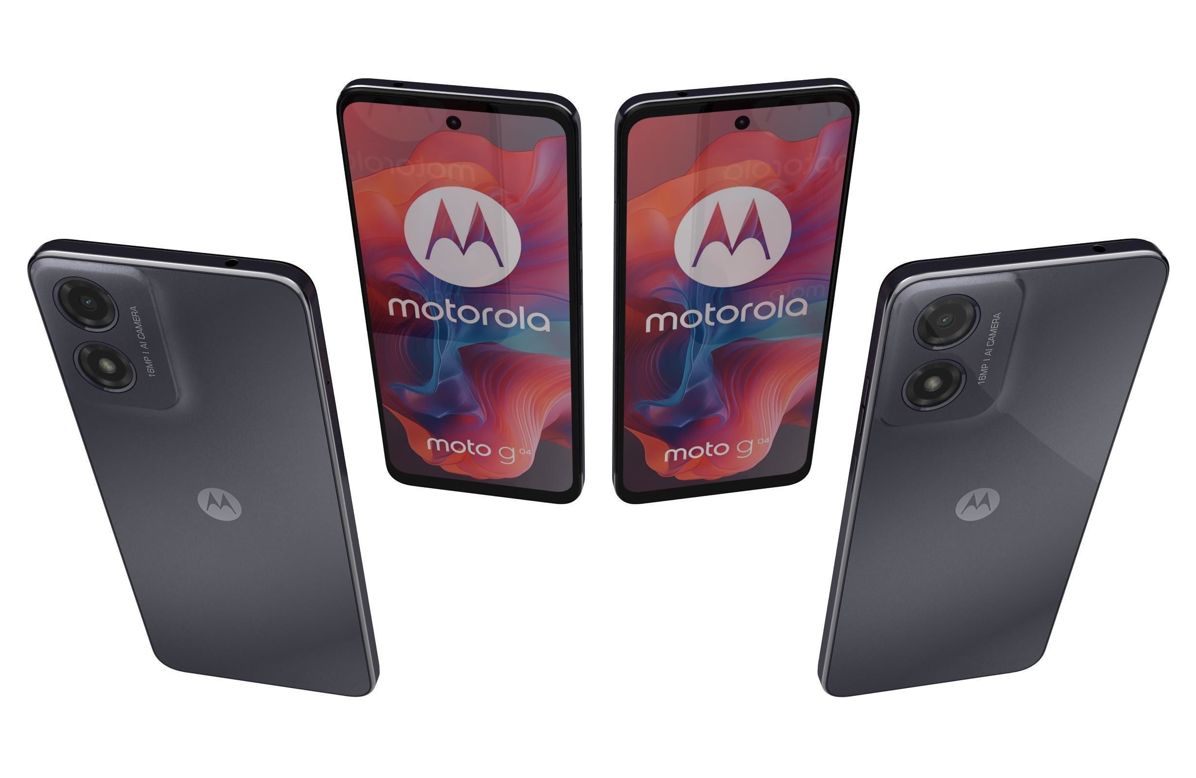 Motorola Moto G04 Black 3D model_4