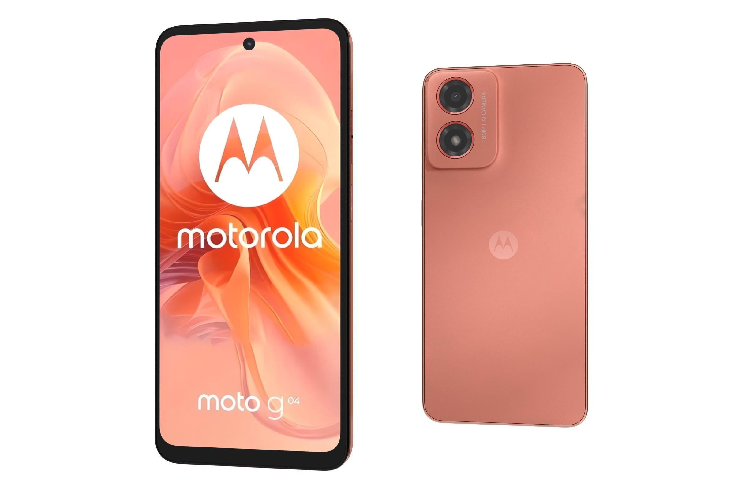 Motorola Moto G04 Orange 3D model_6