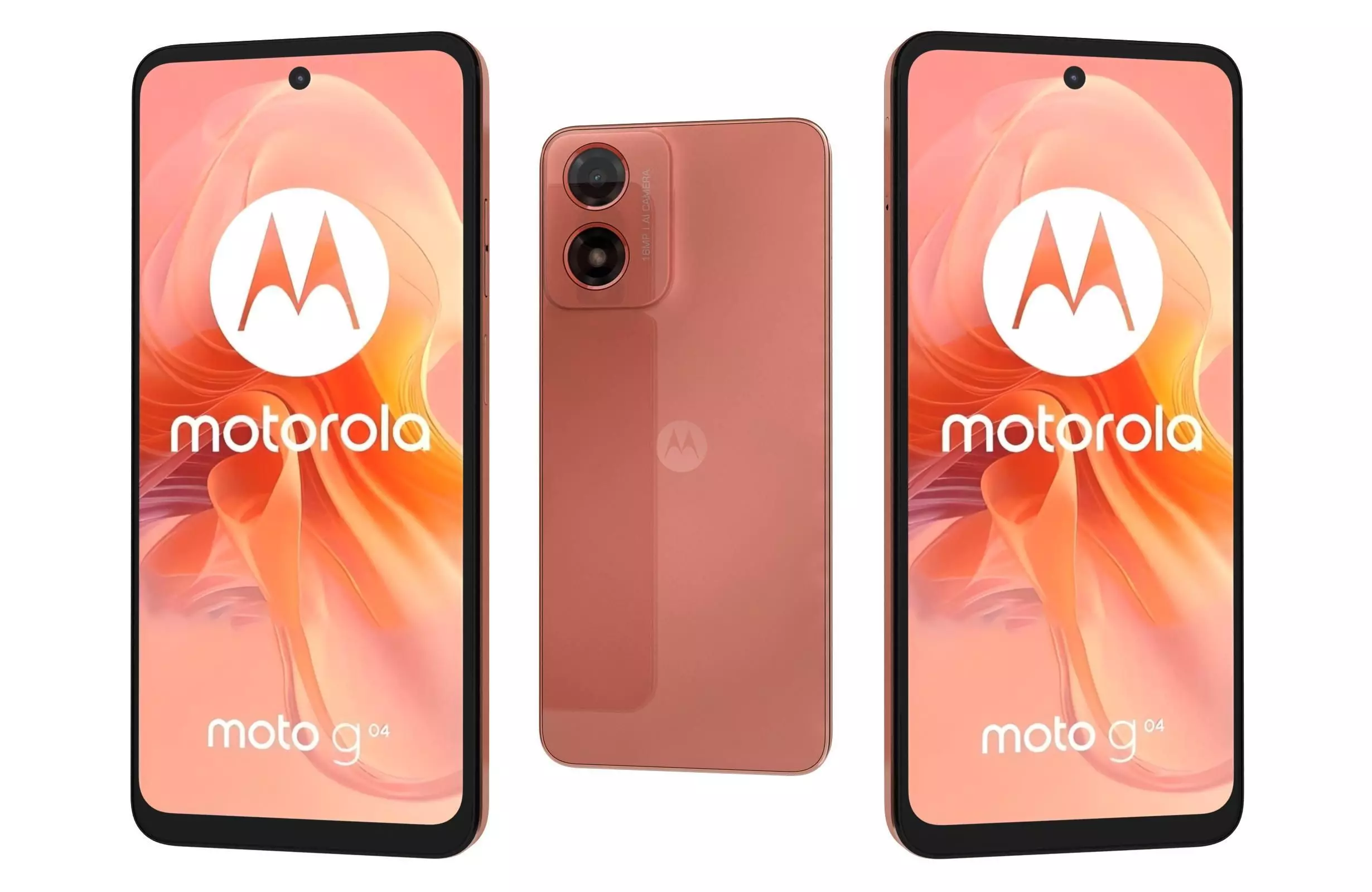 Motorola Moto G04 Orange 3D model_0