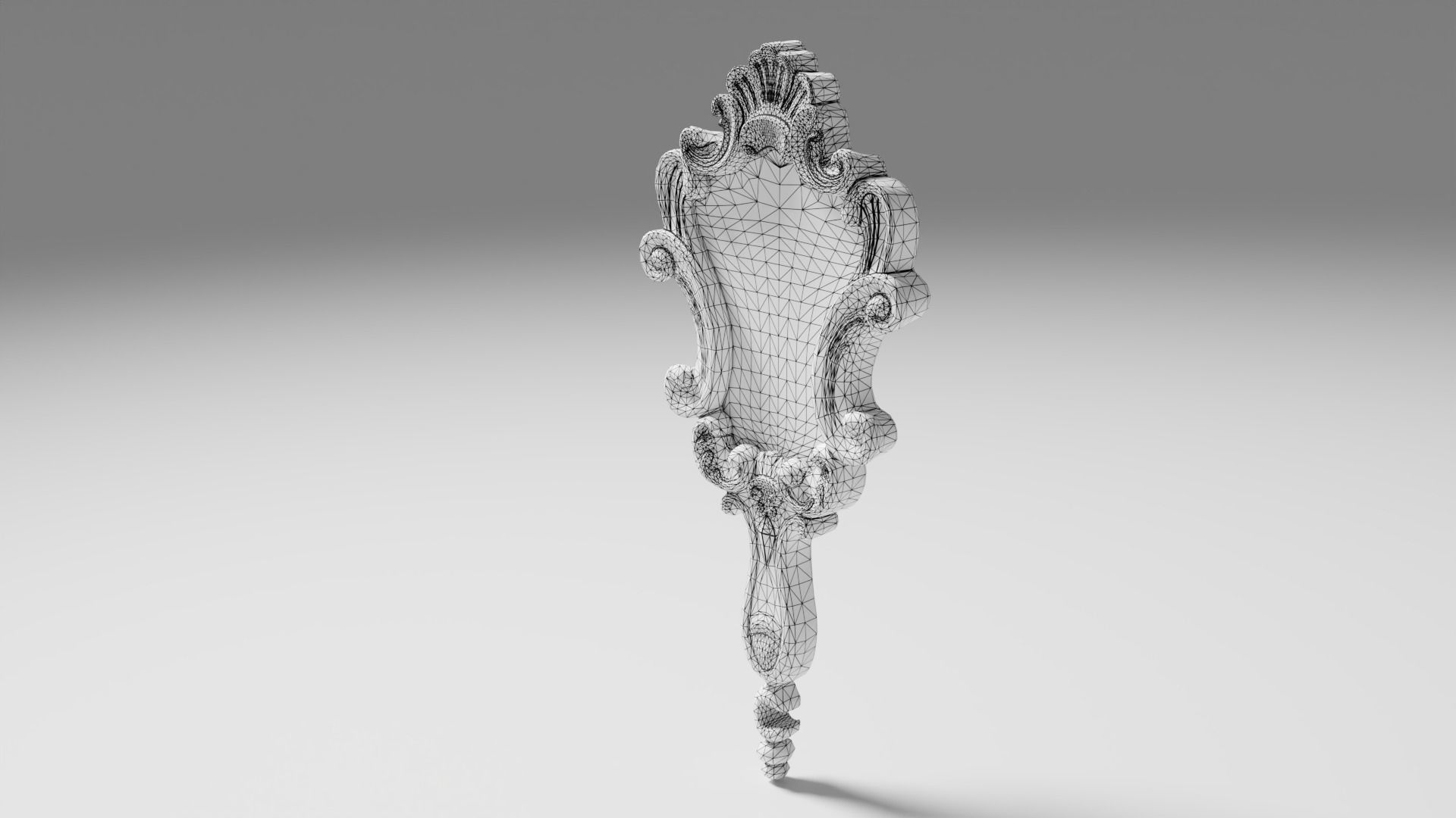 Hand Mirror 3D model_5