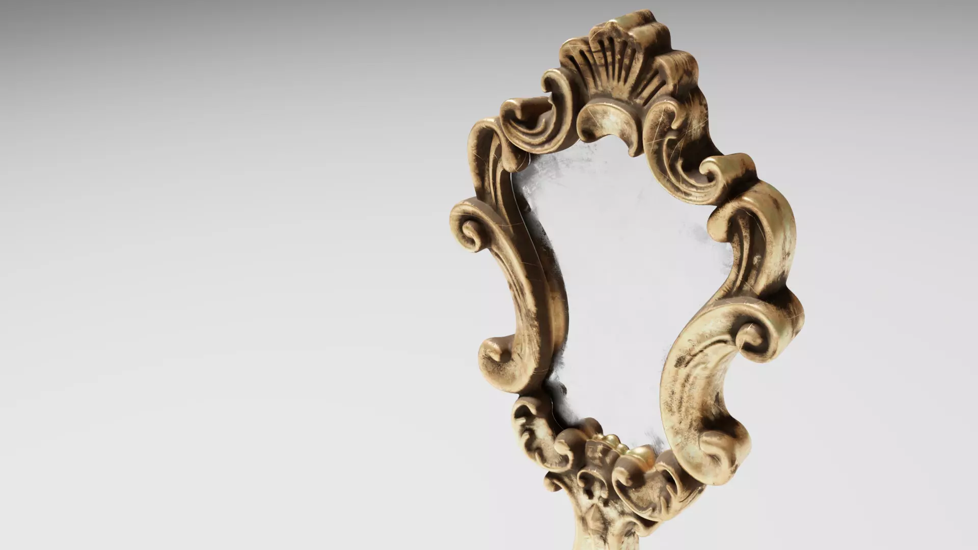 Hand Mirror 3D model_0