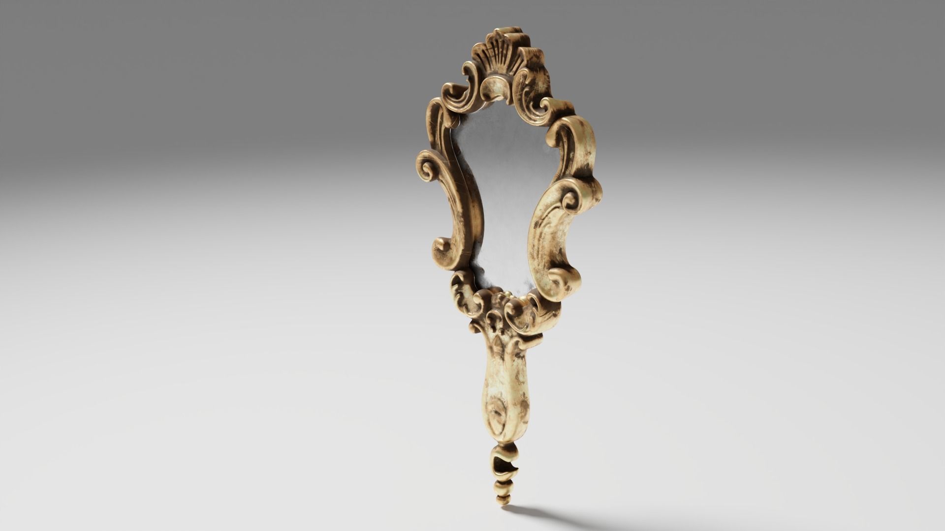 Hand Mirror 3D model_3