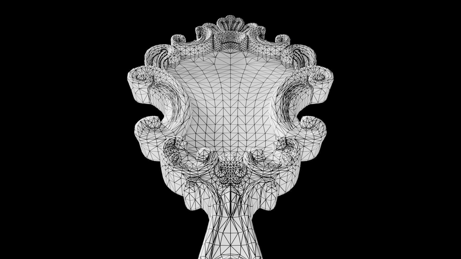 Hand Mirror 3D model_8