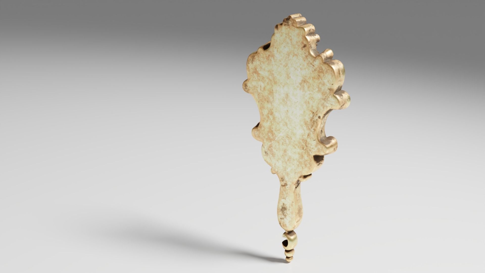 Hand Mirror 3D model_9